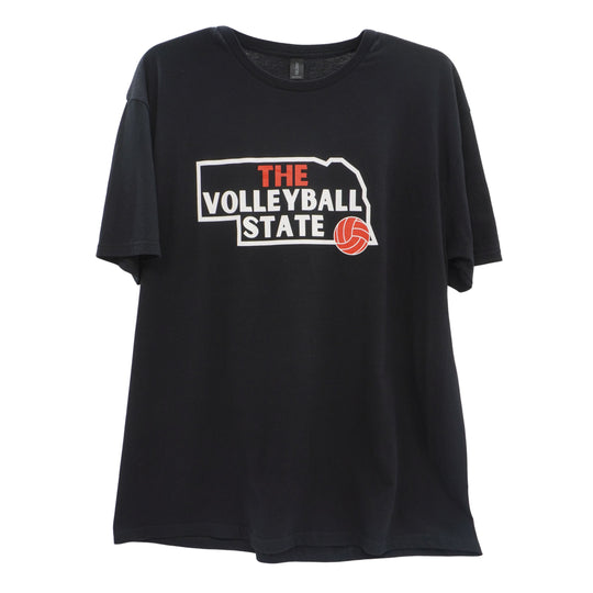 The Volleyball State T-Shirt | Multiple Sizes | Double Play Apparel & Engraving LLC