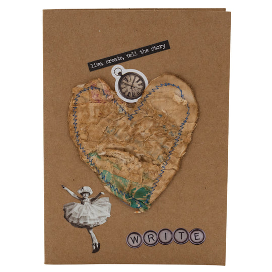 Vintage Junk Journal Card & Envelope Set | 5" x 7" | The Painted Attic