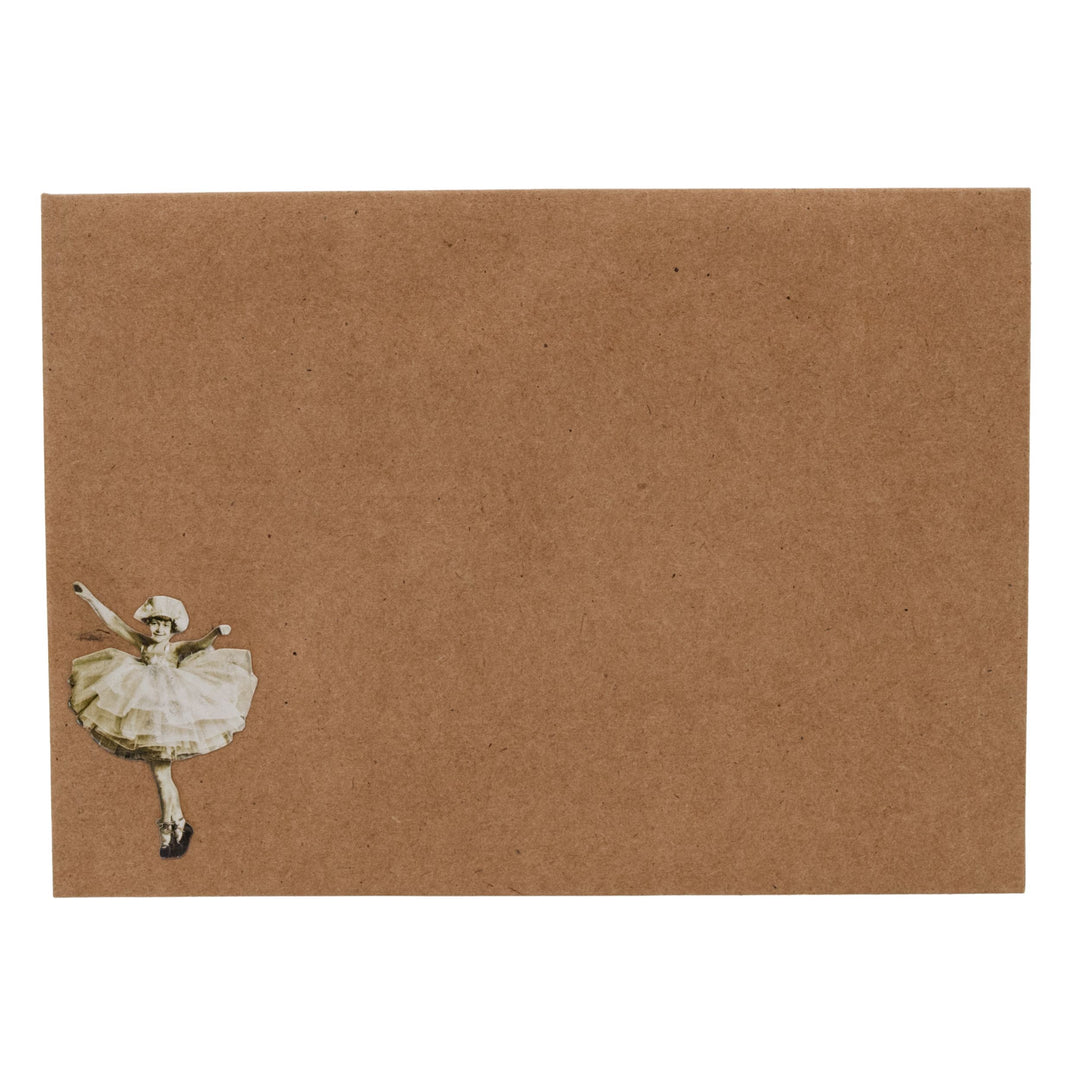 Vintage Junk Journal Card & Envelope Set | 5" x 7" | The Painted Attic