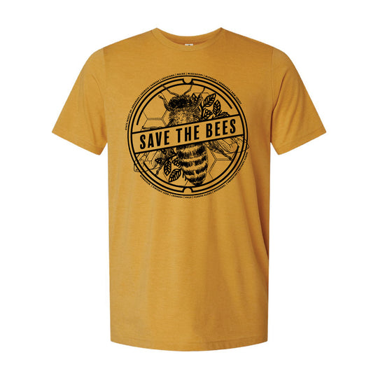 Save The Bees T-Shirt | Multiple Sizes | The Hex + The Hive