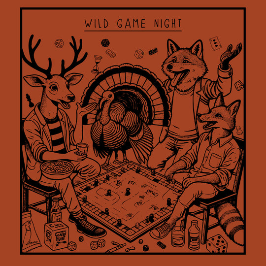Wild Game Night T-Shirt | Multiple Sizes | The Hex + The Hive