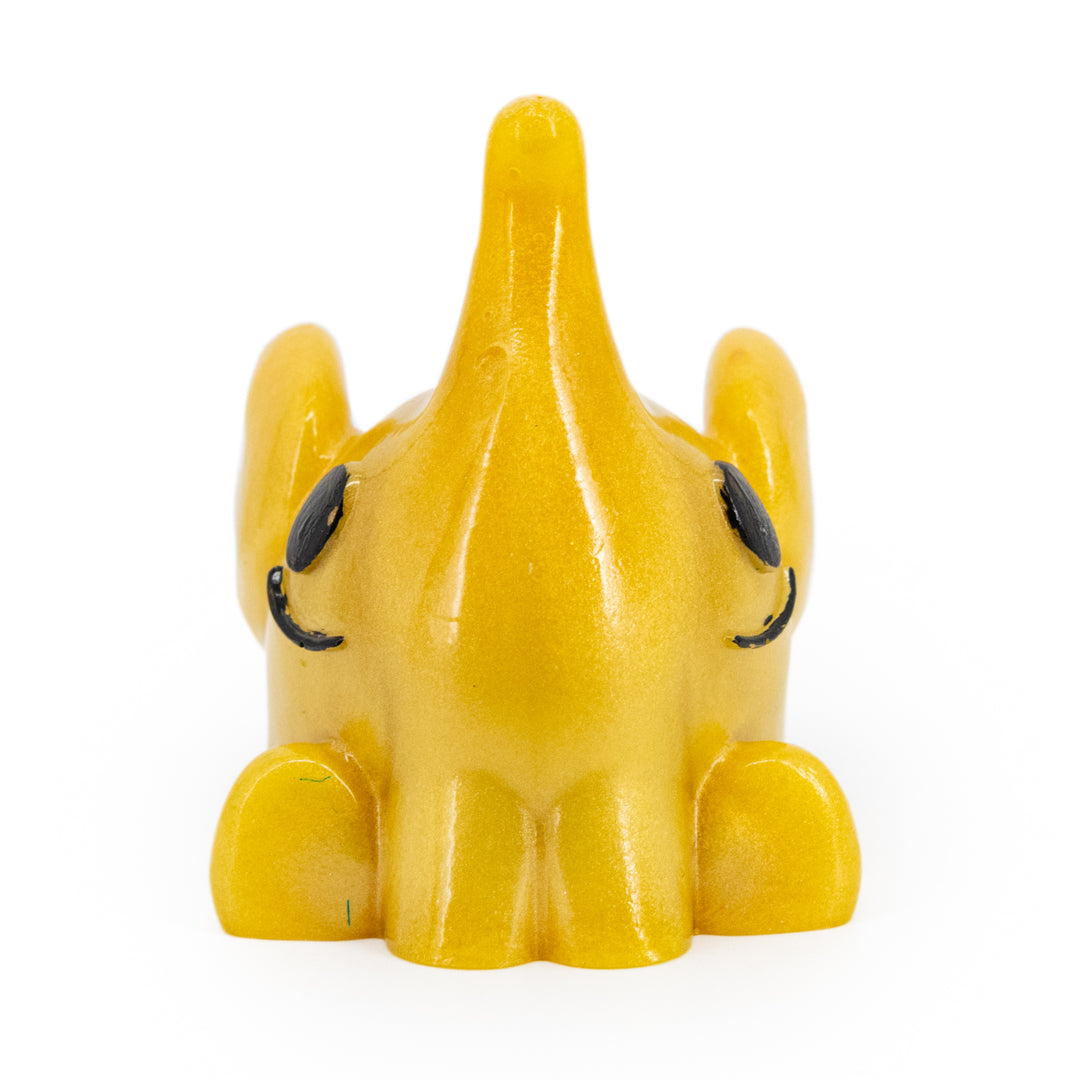 Yellow Resin Elephant