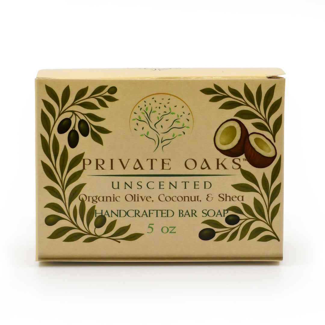 Unscented Bar Soap | 5 oz | Private Oaks Soap Co.