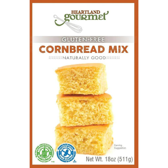 Gluten Free Cornbread Mix | Sweet Corn Flavor | Moist Cornbread | Makes Loaf or Muffins | Certified Gluten Free Facility | 2015