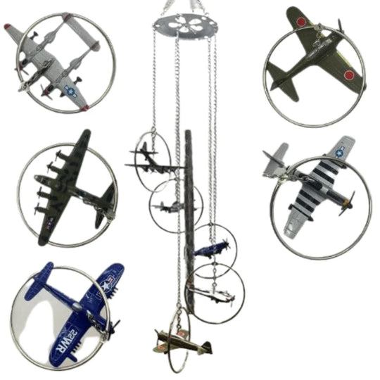 World War II Planes Wind Chime