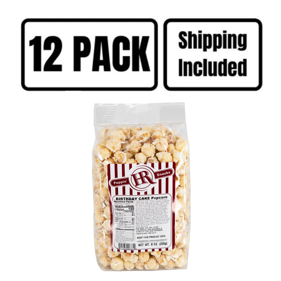 12 Pack Shipping Included Birthday Cake Popcorn 