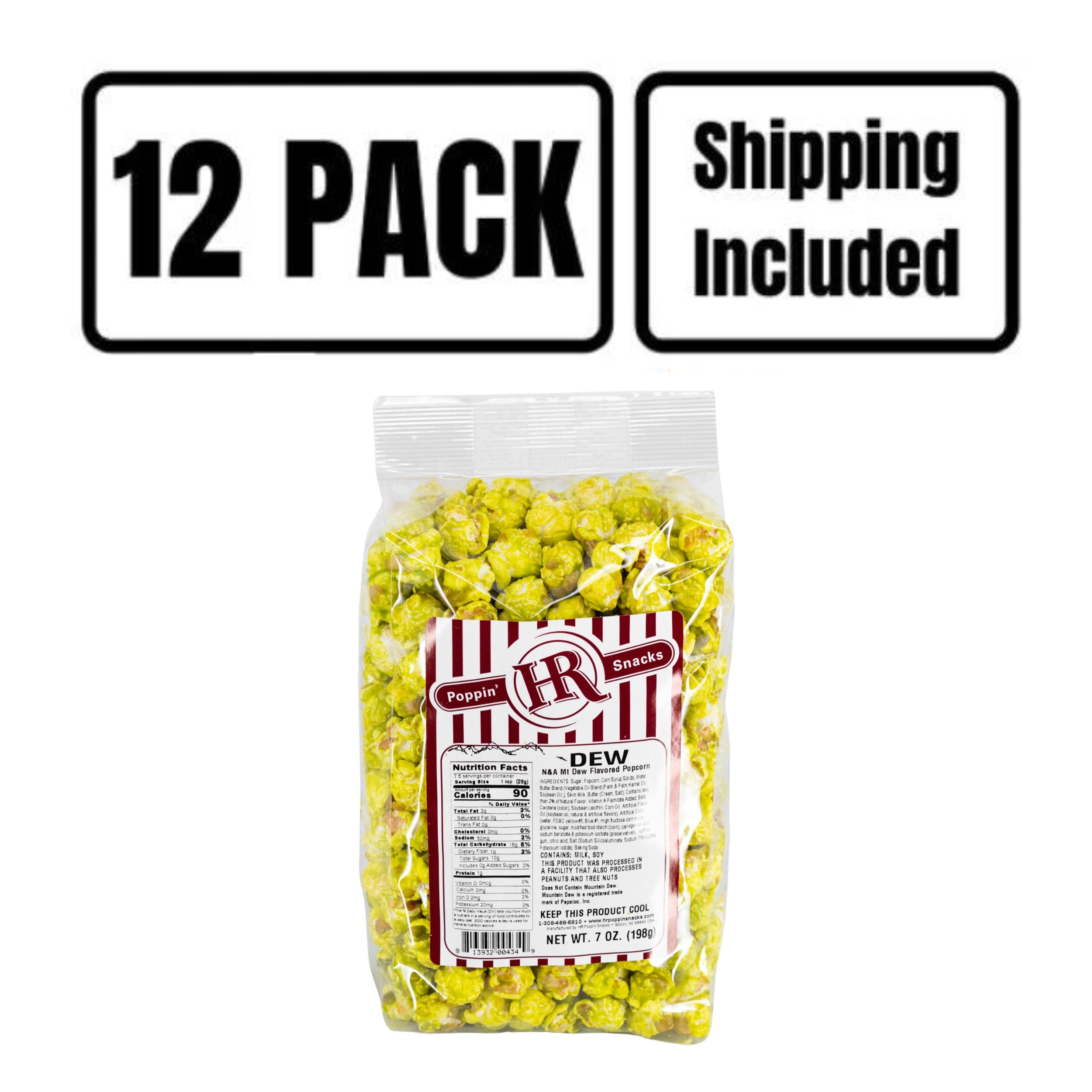 12 Pack Shipping Included Dew Popcorn 