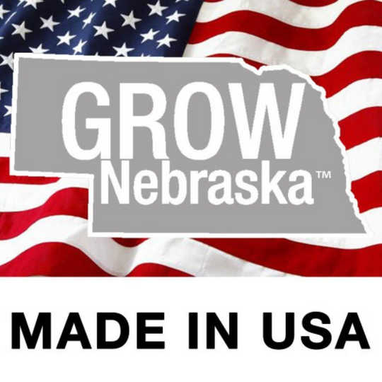 GROW Nebraska logo Made in USA