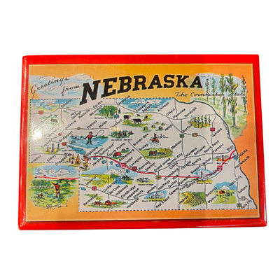 Greetings From Nebraska Magnet | Tourism Magnet | 4"X2"