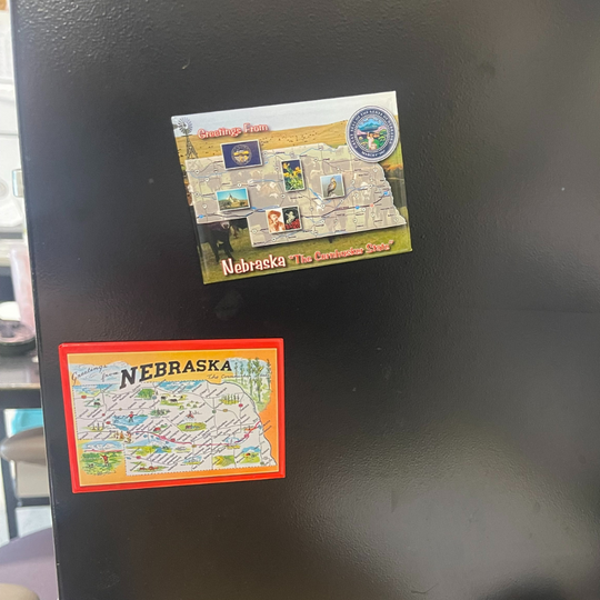 Greetings From Nebraska Magnet | Tourism Magnet | 4"X2"