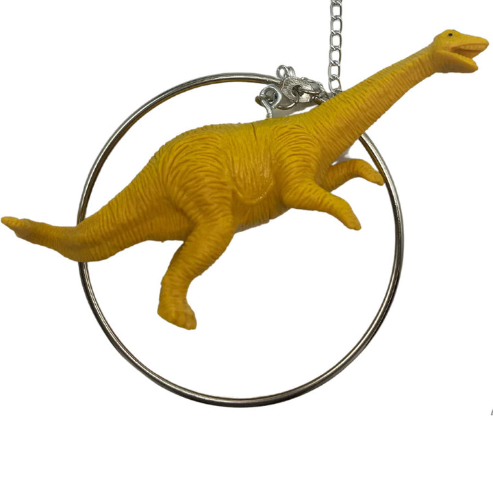 Yellow Dinosaur Figurine