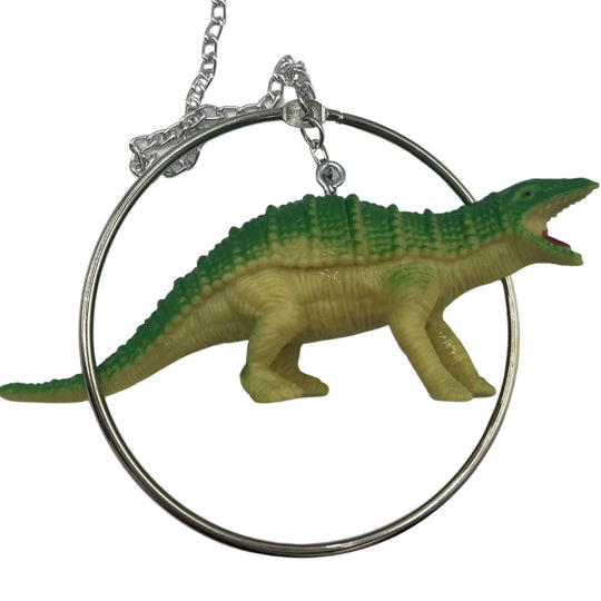 Green Dinosaur Figurine