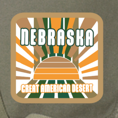 Nebraska Messenger Bag | Great American Desert | Gray | Hobo Crossbody Bag | Shoulder Tote | Multiple Pockets | Large Crossbody Bag For Men & Women