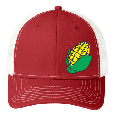 Ball Cap | Trucker Hat With Corn Design | Multiple Colors