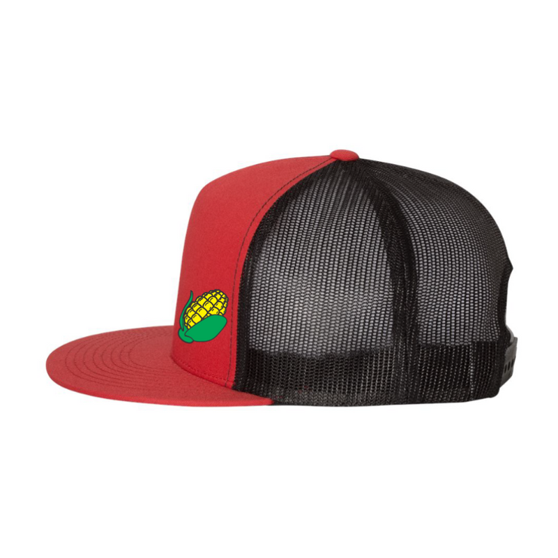 Ball Cap | Trucker Hat With Corn Design | Multiple Colors | Mesh & Breathable Material | Hat For Men & Women | Adjustable | Nebraska Hat