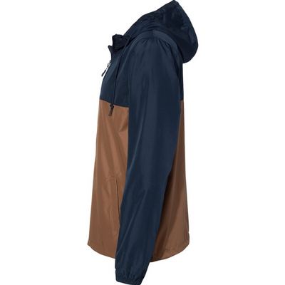 Nebraska Water Resistant Jacket| Go Farming Jacket | Navy\Brown Color | Multiple Sizes