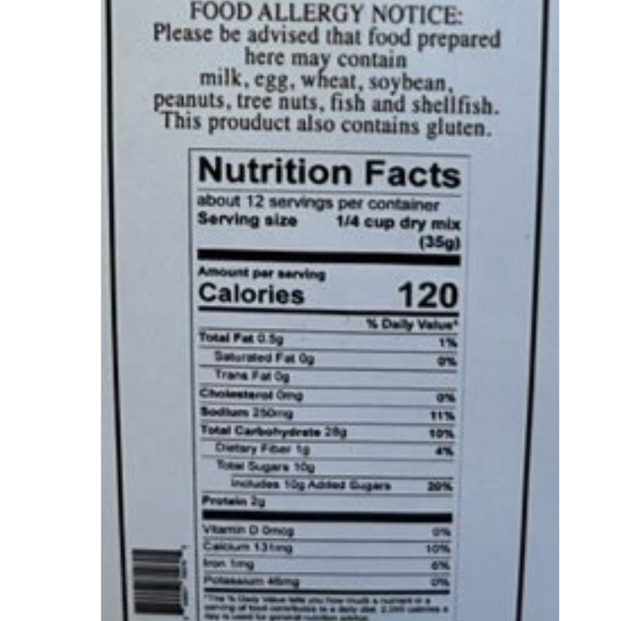Cornbread Label Color Homestyle Cornbread Mix | 16 oz | Big Mama's Kitchen & Catering ...