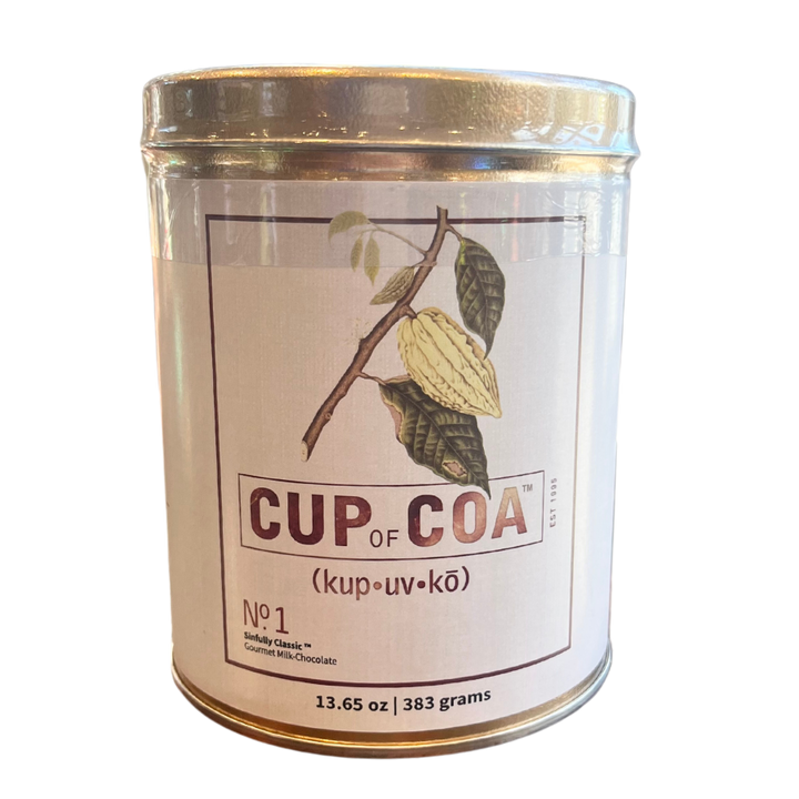 Cup of Coa | Sinfully Classic Cocoa | 13.65 oz. | Hot Chocolate | Nebraska's Best Hot Chocolate | Cozy Up With A Cup | Rich Chocolate Flavor | Frothy and Creamy Texture | Perfect for Cold, Winter Day | Served Cold or Hot | Made with Real Cocoa |