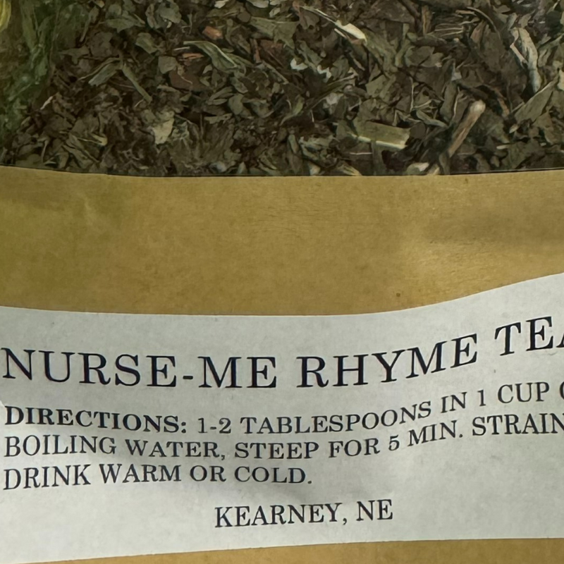 Natural Relaxing Herbal Tea | Nurse Me Rhyme Tea | Perfect Tea For New Moms | 5.25 Servings Per Container