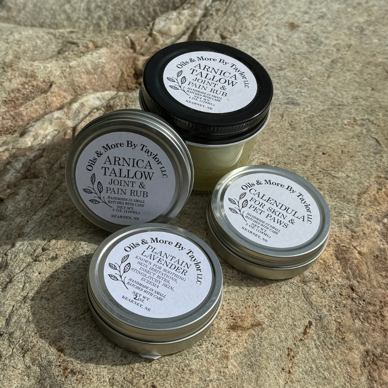 Calendula Salve | Pain Soothing Salve for Any Wound or Rash | Salve for Sunburns | No Scent | A Little Goes A Long Ways | 2 oz container