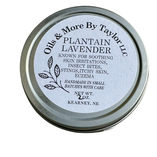 Lavender Plantain Salve | Natural Toxin Extractor | For Bites, Scratches, and Eczema | 2 oz salve