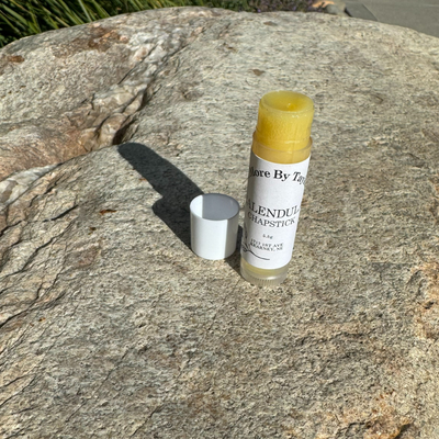 Natural Lip Balm | No Scent | Healing Calendula Chapstick  | For Soft Smooth Lips | Hydrating Beef Tallow Ingredients | Healing for Super Dry Lips | 5.5 Grams