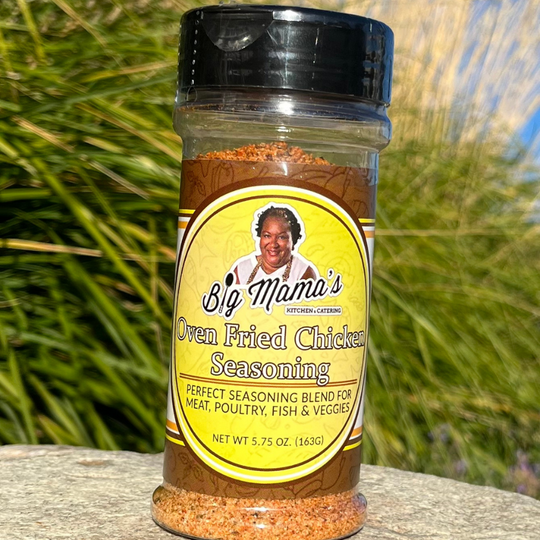 Oven Fried Chicken Seasoning | 5.75 oz. | Crispy Chicken How You Like It | Made in Omaha, NE | Big Mama's Kitchen & Catering