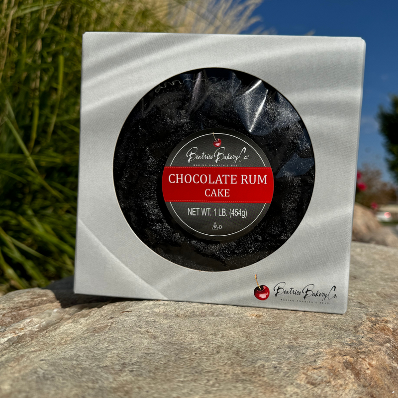 Chocolate Rum Liqueur Cake | Chocolate Liqueur Flavored Cake | Premium Blend Of Cocoa & Dark Rum | Perfect Gift for a Chocolate Lover | Shareable Cake for the Family | 1 LB | Nebraska Baked Goods
