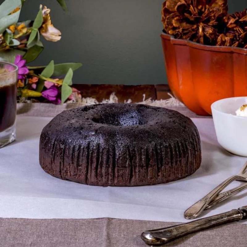 Chocolate Rum Liqueur Cake | Chocolate Liqueur Flavored Cake | Premium Blend Of Cocoa & Dark Rum | Perfect Gift for a Chocolate Lover | Shareable Cake for the Family | 1 LB | Nebraska Baked Goods