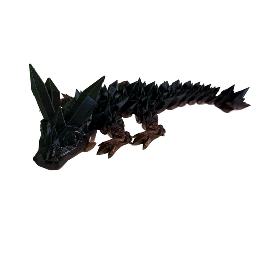 3D Printed Figurine and Toy | Flexible Sensory Dragon | Made for all Ages | Perfect Gift for a Dragon Lover | Hand Crafted in a 3D Printer | Choose Your Style and Color