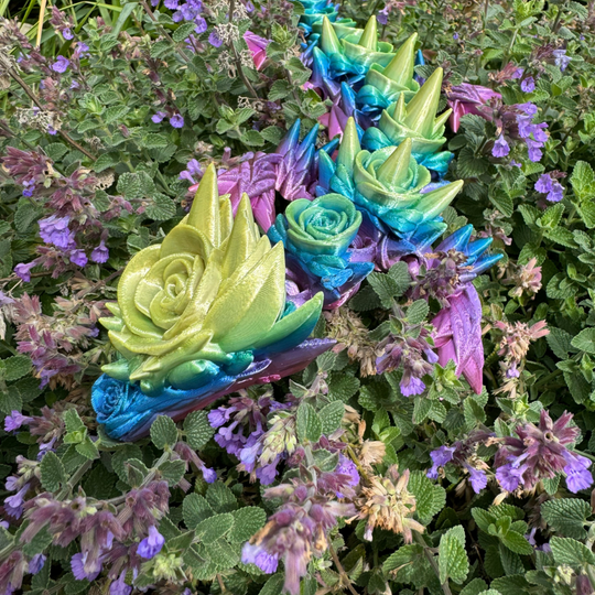 3D Printed Figurine and Toy | Flexible Sensory Dragon | Made for all Ages | Perfect Gift for a Dragon Lover | Hand Crafted in a 3D Printer | Choose Your Style and Color