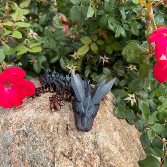 3D Printed Figurine and Toy | Flexible Sensory Dragon | Made for all Ages | Perfect Gift for a Dragon Lover | Hand Crafted in a 3D Printer | Choose Your Style and Color