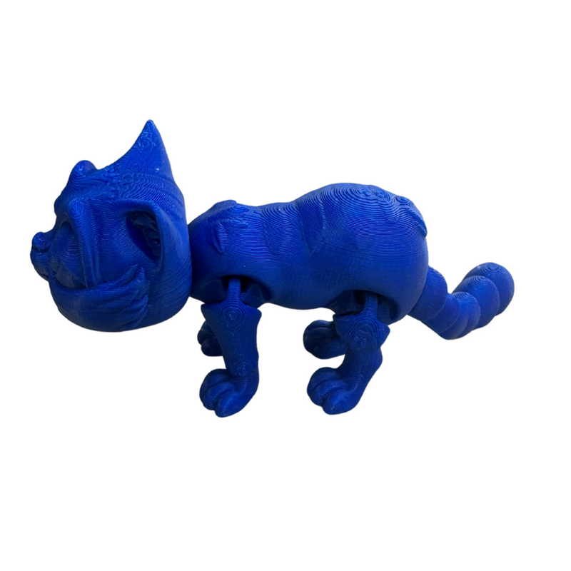3D Printed Toy | Cute Fidget Kitten with Moveable Legs | Multiple Colors | Choose Your Color