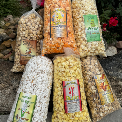 Dill Pickle Gourmet Popcorn | 8 oz. bag | 2 Pack | Tangy & Savory Flavor | Pickle Lover's Favorite Snack | Fluffy and Freshly Popped | Burst of Dill Pickle | Nebraska Popped Popcorn | Shipping Included