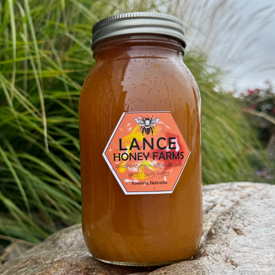 All Natural Raw Honey | Unfiltered Organic Honey | Natural Sweetener Great for Baking | Heart Healthy Honey | 24 oz | 4 Pack | Shipping Included