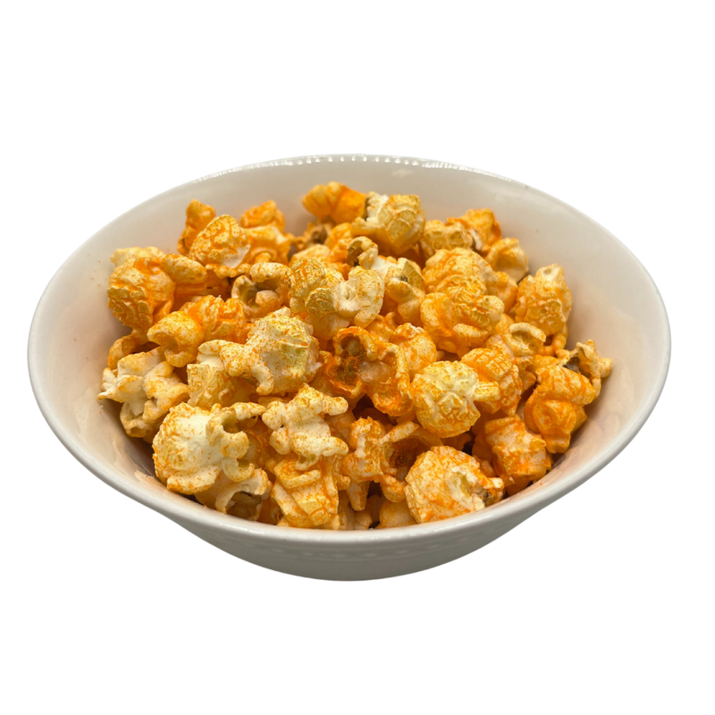 Cheddar Cheese Popped Popcorn | Gourmet | 2 oz. bag | All Natural | Non-GMO | Made with Corn Oil | Made with High Quality Ingredients | Long Lasting | Light and Fluffy Popped Kernels | Grab and Go Snack | Bursting with Flavor | Made in Nebraska