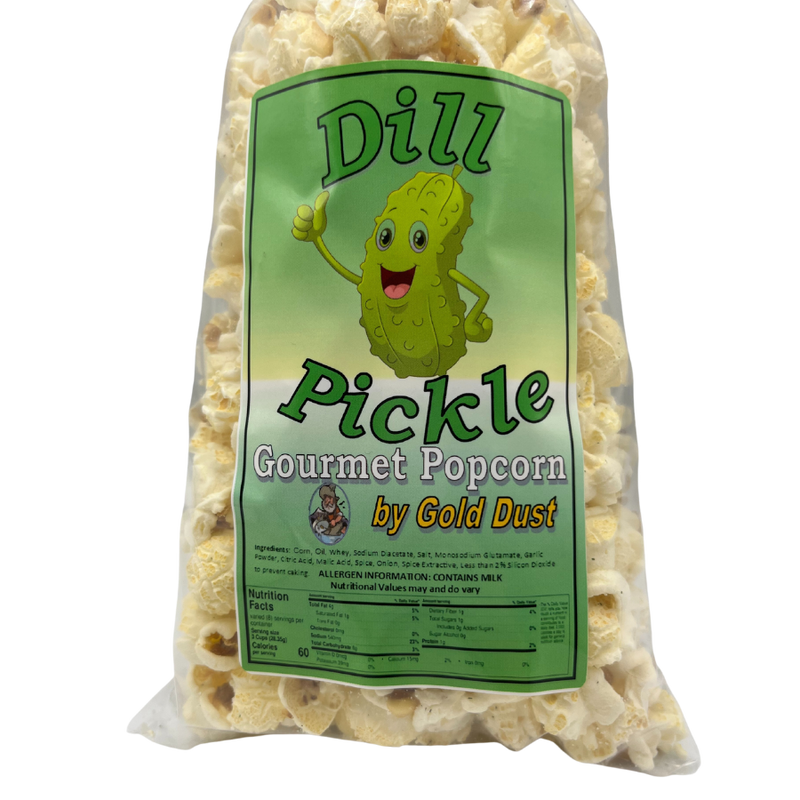 Dill Pickle Gourmet Popcorn | 2 oz. bag | 2 Pack | Pickle Lover&
