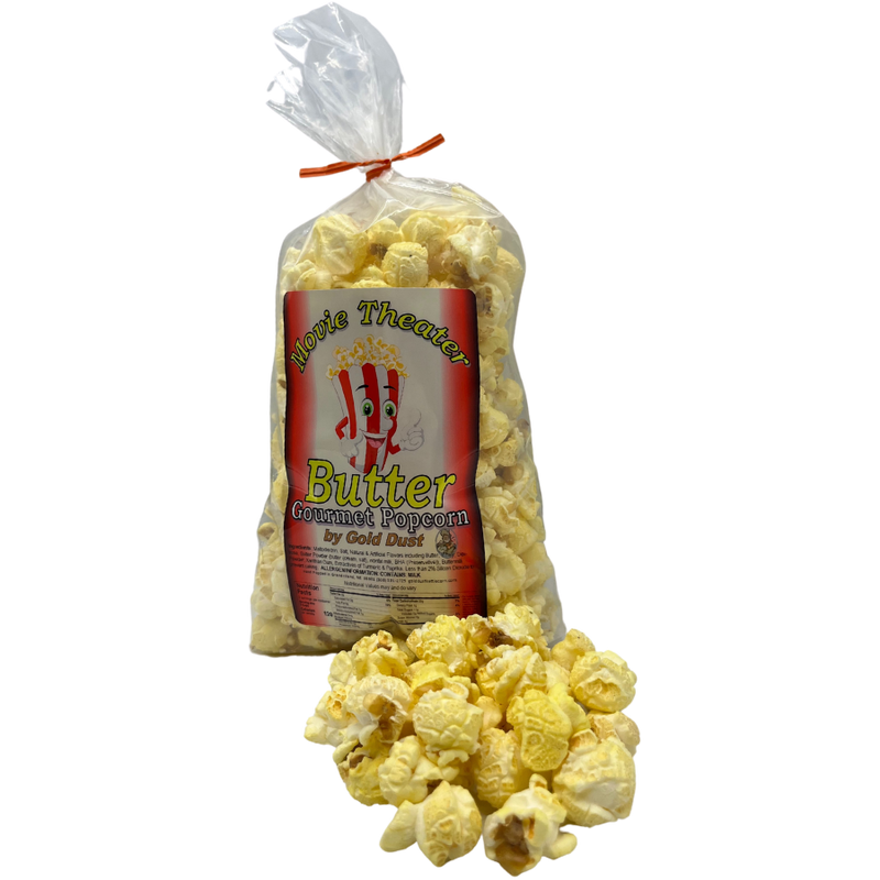 Movie Theater Butter Gourmet Popcorn | 2 oz. bag | Snack Size Bag | Buttery and Salty Combination | Mouthwatering Flavor | Perfect for On the Go | Ready to Eat | Quick Snack | Made with Real Butter | Nebraska, Butter Popcorn