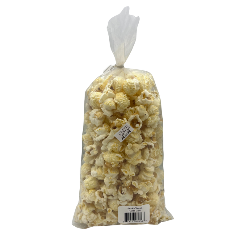 Kettle Corn | 2.5 oz. Bag | Sweet and Salty Treat | All Natural | Perfect for On the Go | Fluffy, Freshly Popped Kernels | Made in Nebraska