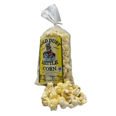 Kettle Corn | 2.5 oz. Bag | Sweet and Salty Snack | 2 Pack | All Natural | Quick, Easy Snack | Freshly Popped | Made in Nebraska | Shipping Included