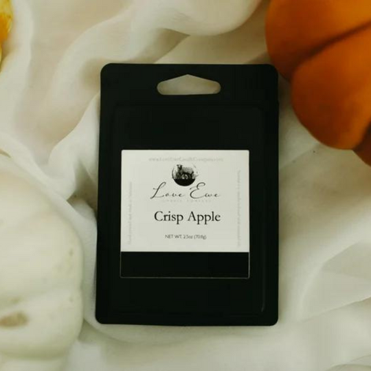 Scented Wax Melt | Crisp Apple Fragrance | Fresh Apple with Hints of Citrus Scent| Handmade in Small Batches | Highly Scented & Long Lasting | Natural USA Grown Soybean Soy Wax | 2.5 oz