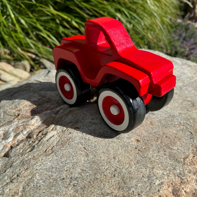 Durable Children's Toy Pickup | Made with Recycled Wood and Child Safe Paint | Durable Children's Toy | Fun Toy for All Kids | Choose Your Color
