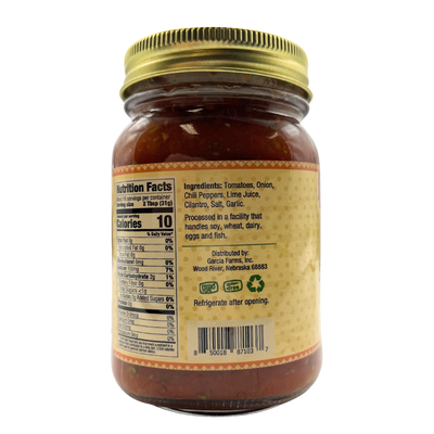 Salsa Fresca | Medium Heat Salsa | 16 oz. | Gluten Free | Authentic Nebraska Salsa | Fresh | Made with Vine-Ripened Tomatoes | Perfect Blend of Peppers, Onions, and A Hint of Cilantro and Lime | Pairs Perfect With Tacos, Salads, Chips, and More