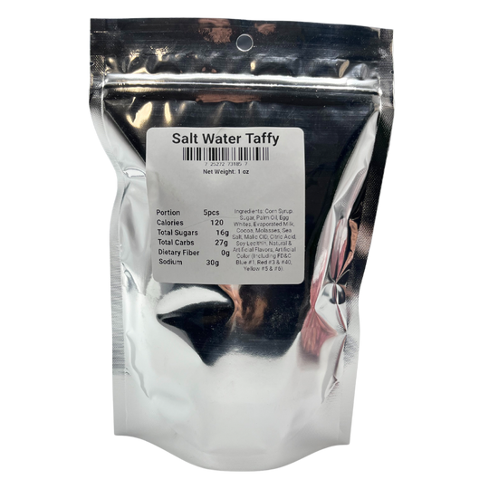 Freeze Dried Peppermint Salt Water Taffy | Pack of 3 | 1 oz | Wicked Good Foods