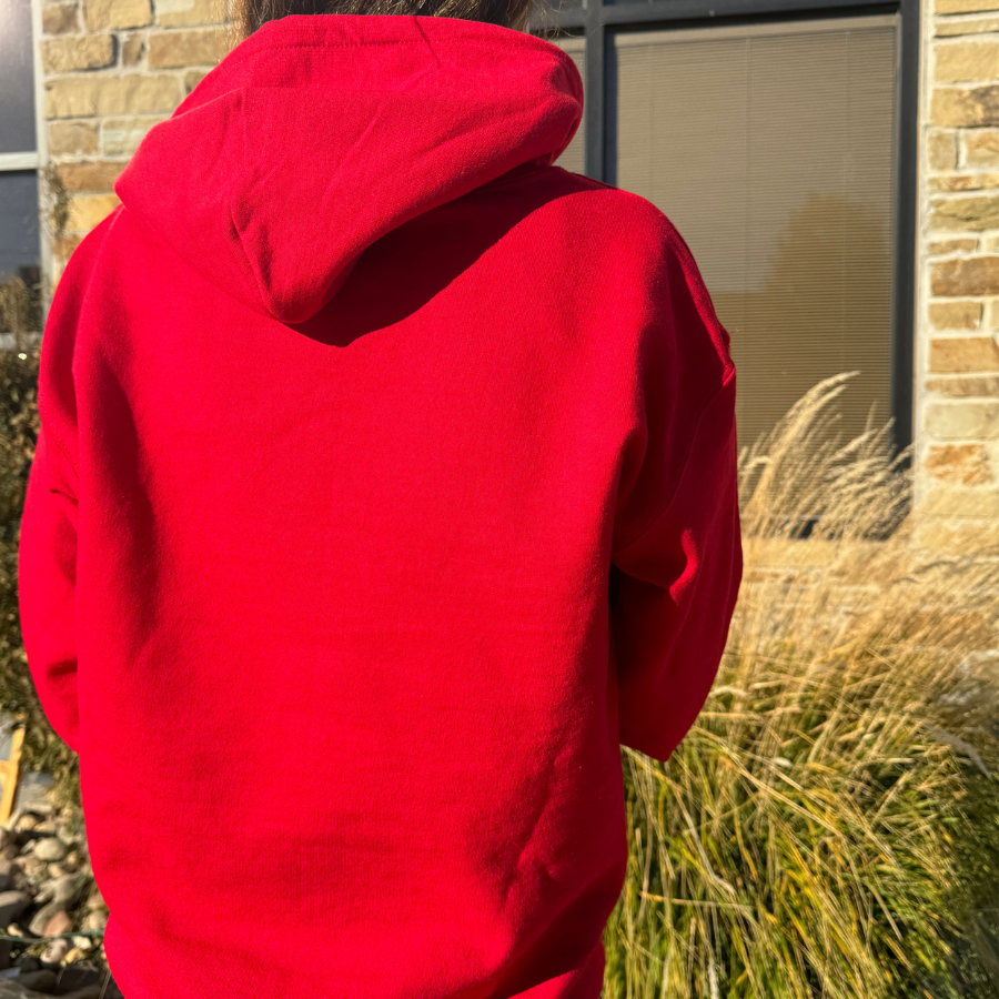 Nebraska Cornhusker Hoodie | Red | Soft Heavy Blend Material | GBR Apparel | Licensed University Of Nebraska at Lincoln Sports Apparel | Multiple Sizes