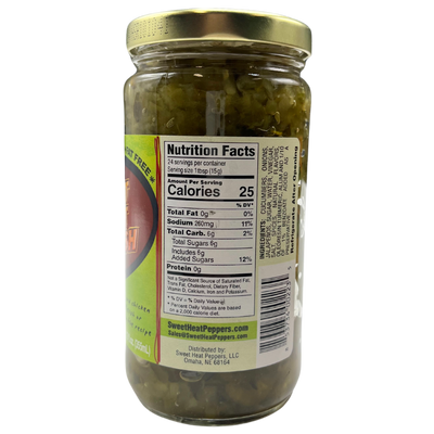 Sweet Heat Relish | 12 oz. | Fat Free | Add On Hotdogs, Egg Salad, or Chicken Salad For A Sweet and Spicy Twist | Sweet and Spicy Pickle Relish | Perfect For Spice Lovers | Made in Nebraska