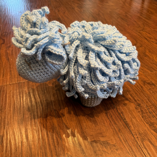 Crocheted Stuffed Animal | Sheep | Perfect Nursery Item or Gift | Customize the Colors | Size Varies