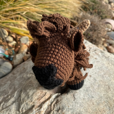 Crocheted Stuffed Animal | Highland Cow | Perfect Nursery Item or Gift | Customize the Colors | Size Varies