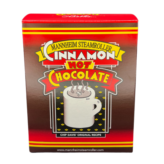 Cinnamon Hot Chocolate | 8 Packets | Warm Madagascar Cinnamon | Dark Chocolate Base | Manheim Steamroller