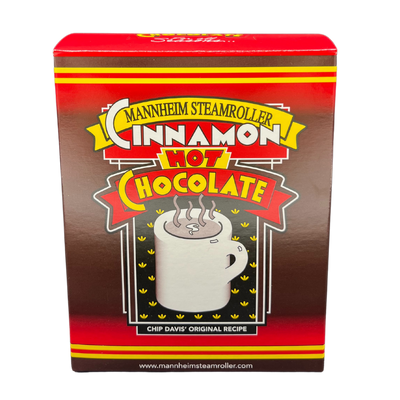Cinnamon Hot Chocolate | 24 oz. Container | Premium Dark Chocolate | Warm Madagascar Cinnamon | Creamy and Frothy | Cup Of Pure Warmth | Cinnamon Lovers | 4 Pack | Shipping Included | Mannheim Steamroller Hot Chocolate